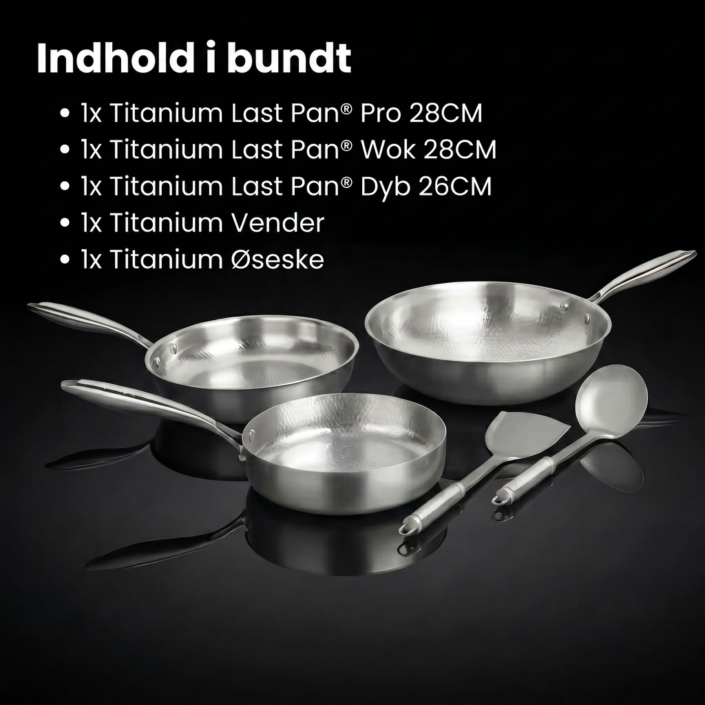 Titanium Last Pan® Køkkenredskaber Sæt